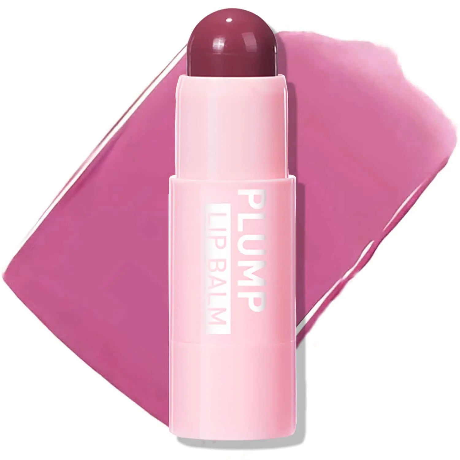 Plumping Lip Balm - Tinted Lip Balm Plumper - Enhancing & Hydrating Lip Moisturizer, Fade Lip Lines, Lip Care 0.17Oz/4.8g - 01 MAUVE WHIP