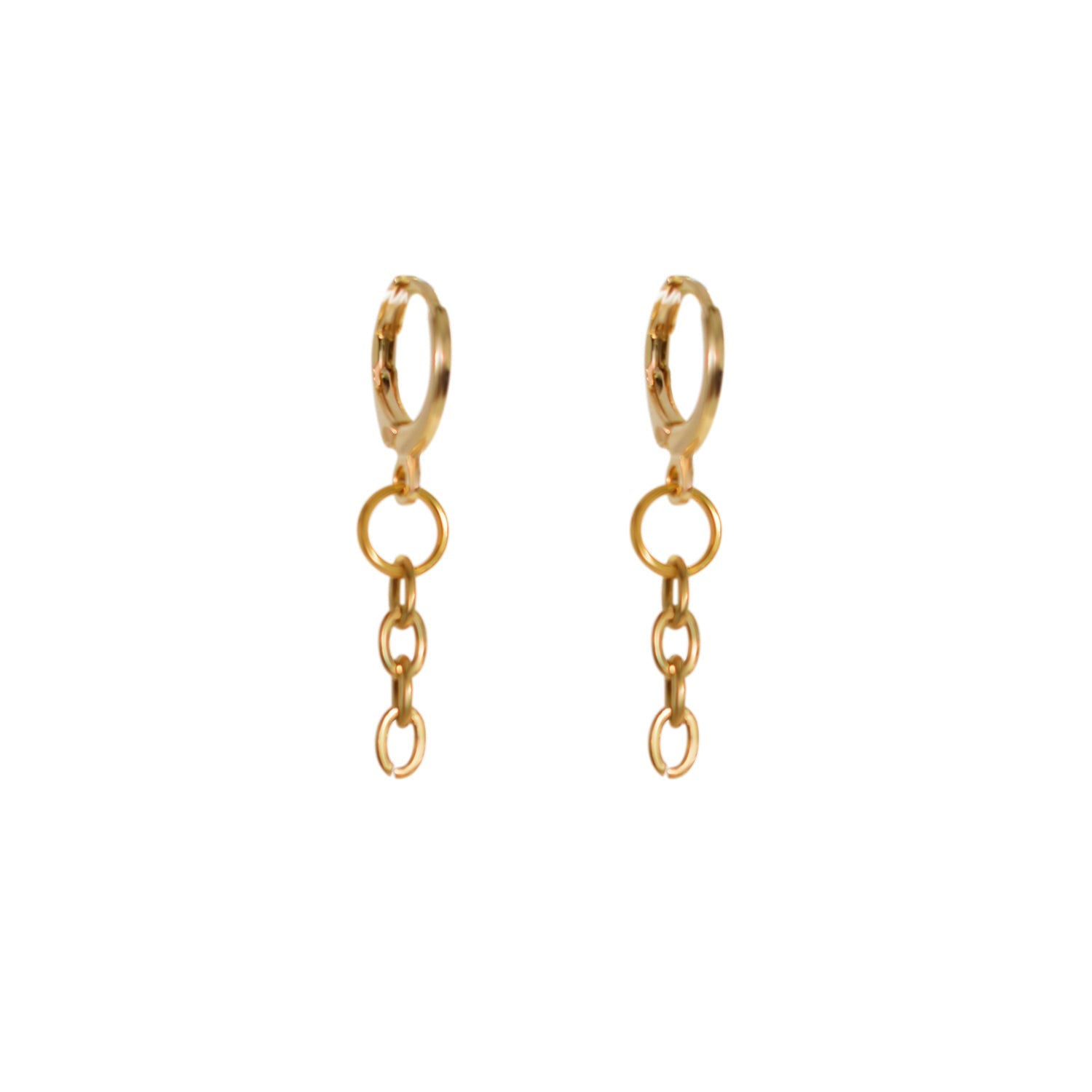 Minimalist Chain Drop Earrings | by Ifemi Jewels-0